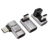 EQUIP - ADATTATORE da USB 4 C a C, 40Gbps, PD 240W, 3-pezzi