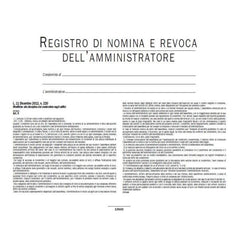 Reg. nomina/revoca ammin. condominio