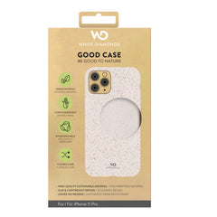 WHITE DIAMONDS - Cover Biodegradabile prodotto con materiali a base mais compatibile con Apple iPhone 11 Pro