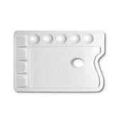 TAVOLOZZA PLASTICA CM. 25x17 - RETTANGOLARE
