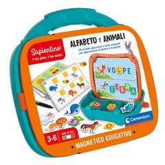Clementoni - Sapientino - Valigetta magnetica Alfabeto e Animali