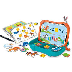 Clementoni - Sapientino - Valigetta magnetica Alfabeto e Animali
