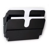ESPOSITORE DA PARETE FLEXIPLUS 2 A4 ORIZZONTALE MAGNETICO - NERO