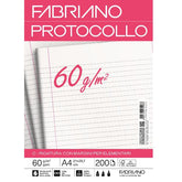 CARTA PROTOCOLLO A4 60g - RIG C
