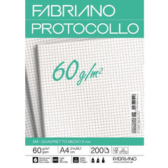 CARTA PROTOCOLLO A4 60g 200ff - RIG 5 MM