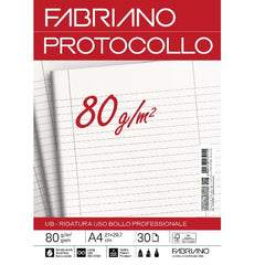 CARTA PROTOCOLLO A4 80g - RIG USO BOLLO