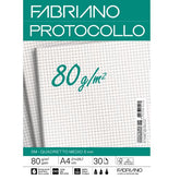CARTA PROTOCOLLO A4 80g - RIG 5 MM