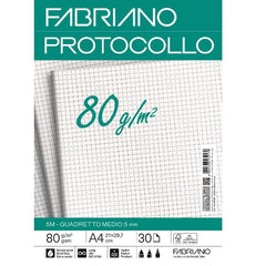 CARTA PROTOCOLLO A4 80g - RIG 5 MM