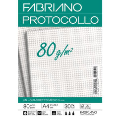 CARTA PROTOCOLLO A4 80g - RIG 5 MM
