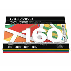 FABRIANO COLORE MIX FORTI - A4 160g 100 fogli
