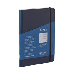 Ecoqua Plus Fabric - Dark Blue Lines A5