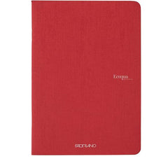 Fabriano - Ecoqua Original: quaderno punto metallico A4, 40 fogli color Cherry