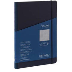 EQ plus fabric dark blue lines A4