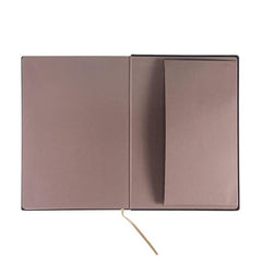 Fabriano - Quaderno a ispira hard lines A5, 96 fogli color brown