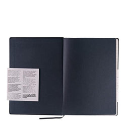 Fabriano - Quaderno a ispira hard lines A5, 96 fogli color black