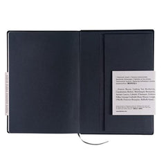 Fabriano - Quaderno a ispira hard lines A5, 96 fogli color black