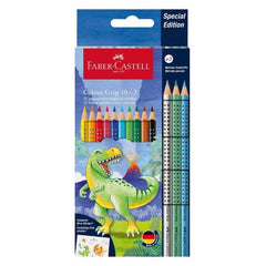 MATITE COLORATE COLOUR GRIP DINOSAURO + METALLIC