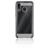 AIR ROBUST - Cover Ultra protettiva in TPU trasparente e finiture colore trasparente opache bordi rialzati compatibile con Samsung Galaxy A20e