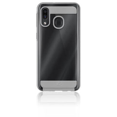 AIR ROBUST - Cover Ultra protettiva in TPU trasparente e finiture colore trasparente opache bordi rialzati compatibile con Samsung Galaxy A20e