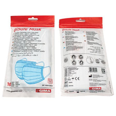 MASCHERINE FILTRANTI 98% A 3 VELI - TIPO IIR con elastici
