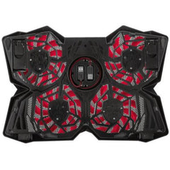 SUPPORTO/RIALZO CON 4 VENTOLE DI RAFFREDDAMENTO PER LAPTOP FINO 17.3" - TRUST GXT 278 YOZU - NERO