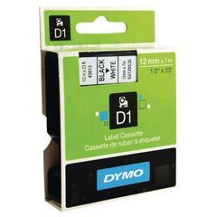 Value Pack Nastri DYMO D1 12mmx7m Nero su Bianco