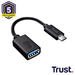 ADATTATORE DA USB-C (MASCHIO) A USB-A (FEMMINA) - TRUST CALYX - NERO