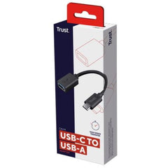 ADATTATORE DA USB-C (MASCHIO) A USB-A (FEMMINA) - TRUST CALYX - NERO
