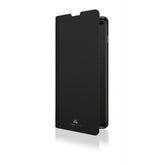 BOOKLET - Custodia a libro in pelle sintetica colore nero, funzione stand slot per carte e chiusura magnetica compatibile con Samsung Galaxy S10e