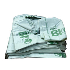 500 Shopper in mater-bi biodegradabile verde 30+10+10X60cm