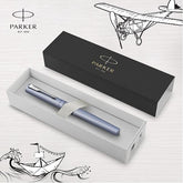 Penna Stilografica Vector XL - Silver Blu - Pennino Medio