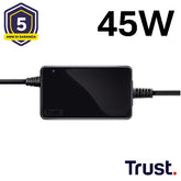 ALIMENTATORE/CARICABATTERIA UNIVERSALE LAPTOP/NOTEBOOK 45W - TRUST PRIMO - NERO