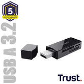 CARDREADER USB-A 3.2 - TRUST NANGA NERO