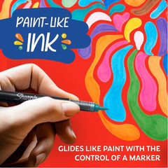SHARPIE ACRYLIC CREATIVE MARKER PUNTA A PENNELLO - WHITE