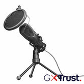 MICROFONO GAMING CABLATO USB 1,5M SUPPORTO TREPPIEDE - TRUST GXT232 MANTIS - NERO