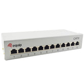 EQUIP - PATCH PANEL 12-PORTE CAT.6 Desktop, Grigio Chiaro