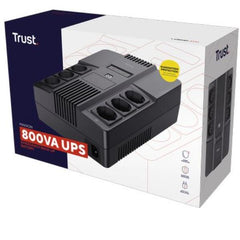 GRUPPO DI CONTINUITÀ (UPS) FORMATO POWERSTRIP 800VA CON 6 PRESE SCHUKO PROTETTE - TRUST MAXXON 800
