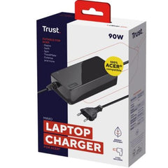 ALIMENTATORE/CARICABATTERIA ACER UNIVERSALE LAPTOP/NOTEBOOK 90W - TRUST MAXO - NERO