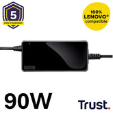 ALIMENTATORE/CARICABATTERIA LENOVO UNIVERSALE LAPTOP/NOTEBOOK 90W - TRUST MAXO - NERO