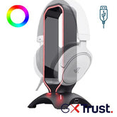 SUPPORTO PER CUFFIE RGB CON HUB USB - TRUST GXT 265 CINTAR - NERO