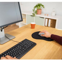 TAPPETINO/MOUSEPAD XXL ERGONOMICO CON POGGIAPOLSO - TRUST BIGFOOT XL IN GEL - NERO