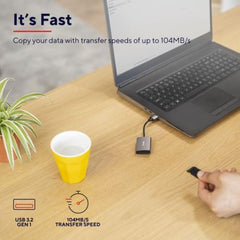 CARDREADER VELOCE USB-A 3.2 - TRUST DALYX ALLUMINIO