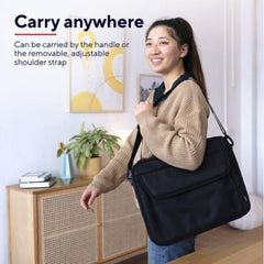 BORSA LAPTOP/NOTEBOOK FINO A 15,6" ECO - 100% MATERIALE RICICLATO - TRUST ATLANTA NERO
