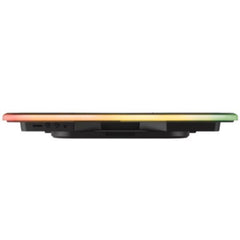 SUPPORTO/RIALZO RGB CON VENTOLA GIGANTE DI RAFFREDDAMENTO PER LAPTOP FINO 17.3" - TRUST GXT1126 AURA - NERO