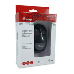 EQUIP - MOUSE OTTICO WIRELESS COMFORT 1200DPI (Nero)