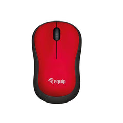 EQUIP - MOUSE OTTICO WIRELESS COMFORT 1200DPI (Rosso)