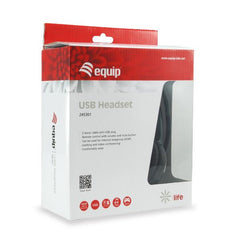 EQUIP - CUFFIA STEREO USB, con microfono