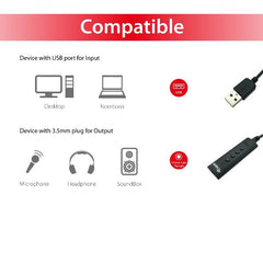 EQUIP - CAVO ADATTATORE AUDIO USB