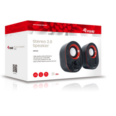 EQUIP – USB SPEAKER STEREO 2x3W, Jack 3.5mm