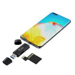 EQUIP - LETTORE DI SCHEDE USB 2 in 1, 5Gbps, SD, TF